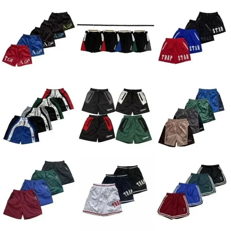 刺绣短裤夏季宽松运动休闲沙滩五分裤男 (22)