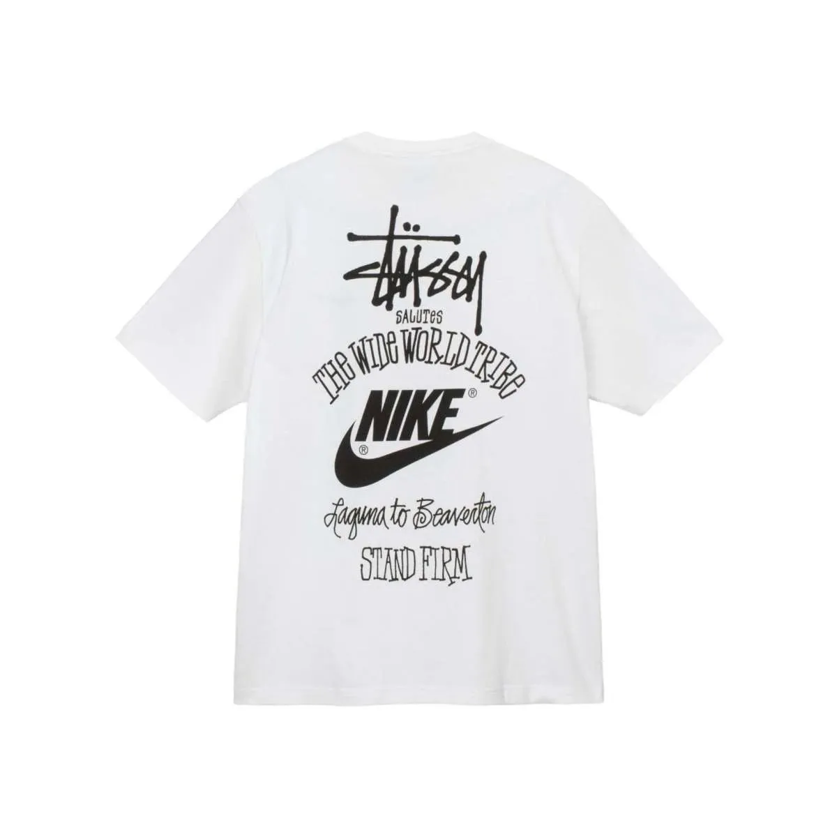 STUS$Y Swoosh t shirt