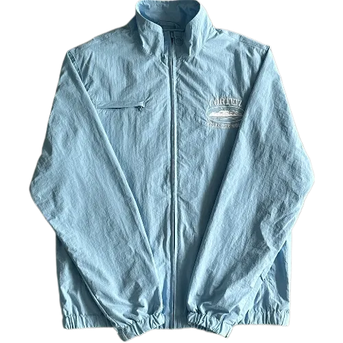 corteiz jacket Baby blue shukushuku