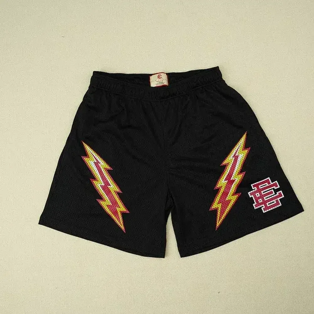 Eric Emanuel EE Basic Lightning Bolt Short Black/Yellow/Red